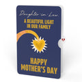 You Are My Sunshine Anglerfish Mother's Day Pop-Up Card and Sentiment Set for Daughter-in-law