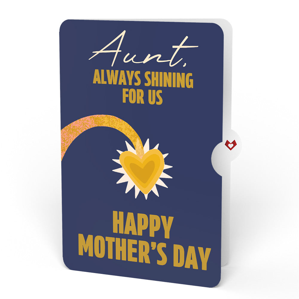 You Are My Sunshine Anglerfish Mother's Day Pop-Up Card and Sentiment Set for Aunt