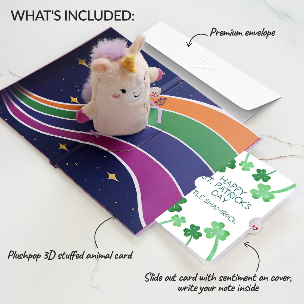 'One of a Kind' Unicorn St. Patrick’s Day Plushpop Card and Sentiment Set