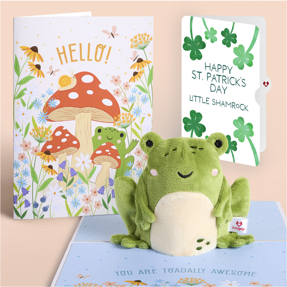 'Toadally Awesome' St. Patrick’s Day Plushpop Card and Sentiment Set