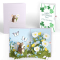 Field Mouse in the Flowers St. Patrick’s Day Pop-Up Card and Sentiment Set