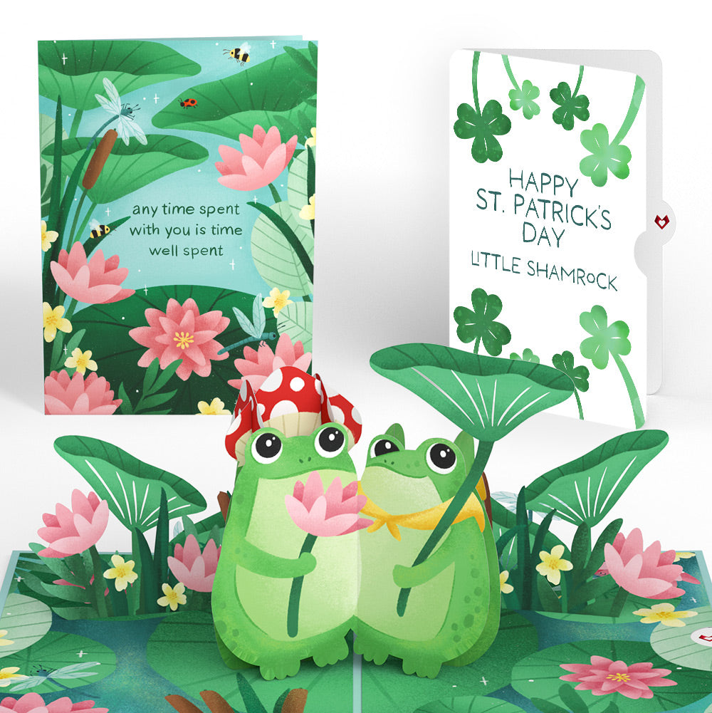 Time Well Spent Frogs St. Patrick’s Day Pop-Up Card and Sentiment Set