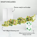 Shamrock Blessings St. Patrick’s Day Loooooong Card™ (Expands to 2 feet) and Sentiment Set