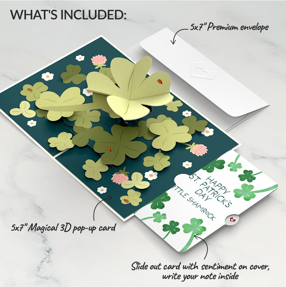 Shamrock Fields St. Patrick’s Day Pop-Up Card and Sentiment Set