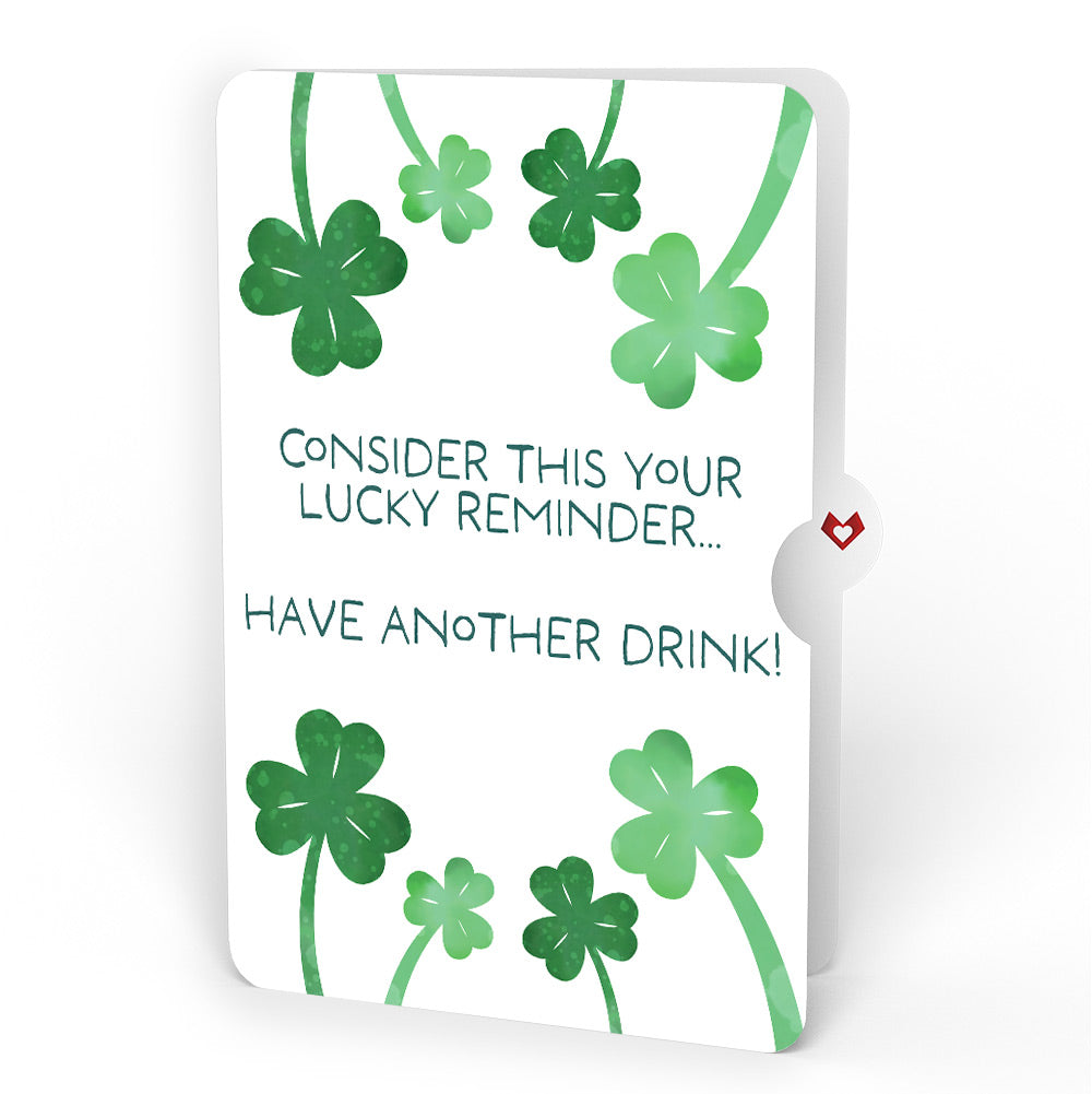 Saint Patrick's Day Lucky Clover Pop-Up Card and Shamrock Cheers Sentiment Set