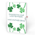 Saint Patrick's Day Lucky Clover Pop-Up Card and Shamrock Cheers Sentiment Set