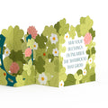 Shamrock Blessings St. Patrick’s Day Loooooong Card™ (Expands to 2 feet) and Shamrock Sprigs Sentiment Set