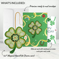 Lucky Clover Birthday Heartfelt Charm Card™ and Sentiment Set