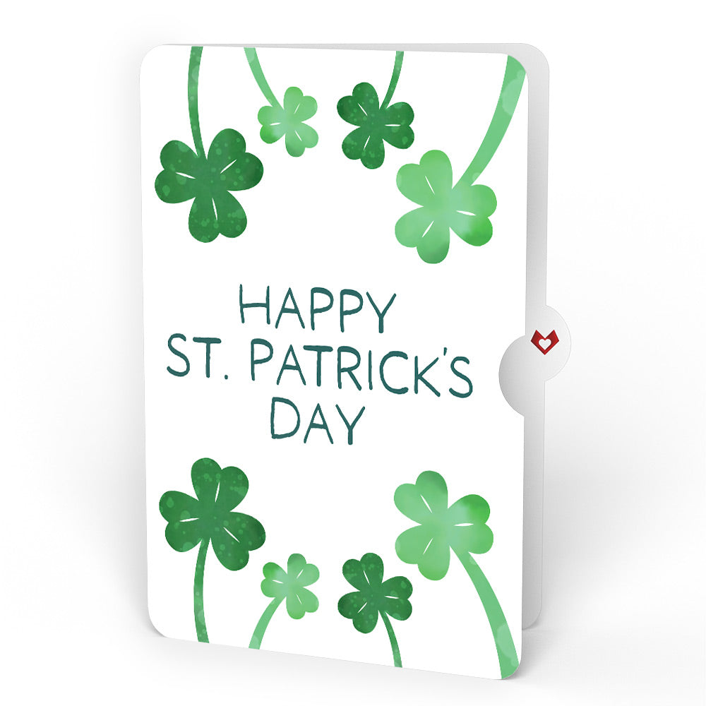Sunlit Hydrangeas St. Patrick’s Day Suncatcher Bouquet and Sentiment Set