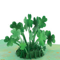 Saint Patrick's Day Lucky Clover Birthday Pop-Up Card and Sentiment Set