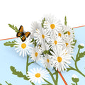 Daisies with Monarch Butterfly Birthday Pop-Up Card and Sentiment Set