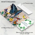 Garden Butterflies Birthday Pop-Up Card and Sentiment Set