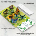 Sunflower Butterflies Birthday Pop-Up Card and Shamrock Sprigs Sentiment Set