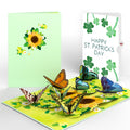 Sunflower Butterflies St. Patrick’s Day Pop-Up Card and Sentiment Set