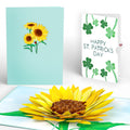 Sunflower Bloom St. Patrick’s Day Pop-Up Card and Sentiment Set
