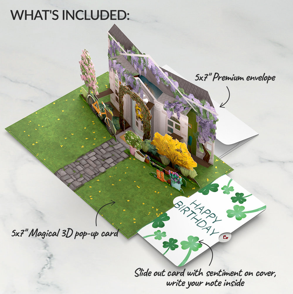 Spring Welcome Birthday Pop-Up Card and Sentiment Set