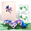 Pansies Birthday Pop-Up Card and Sentiment Set