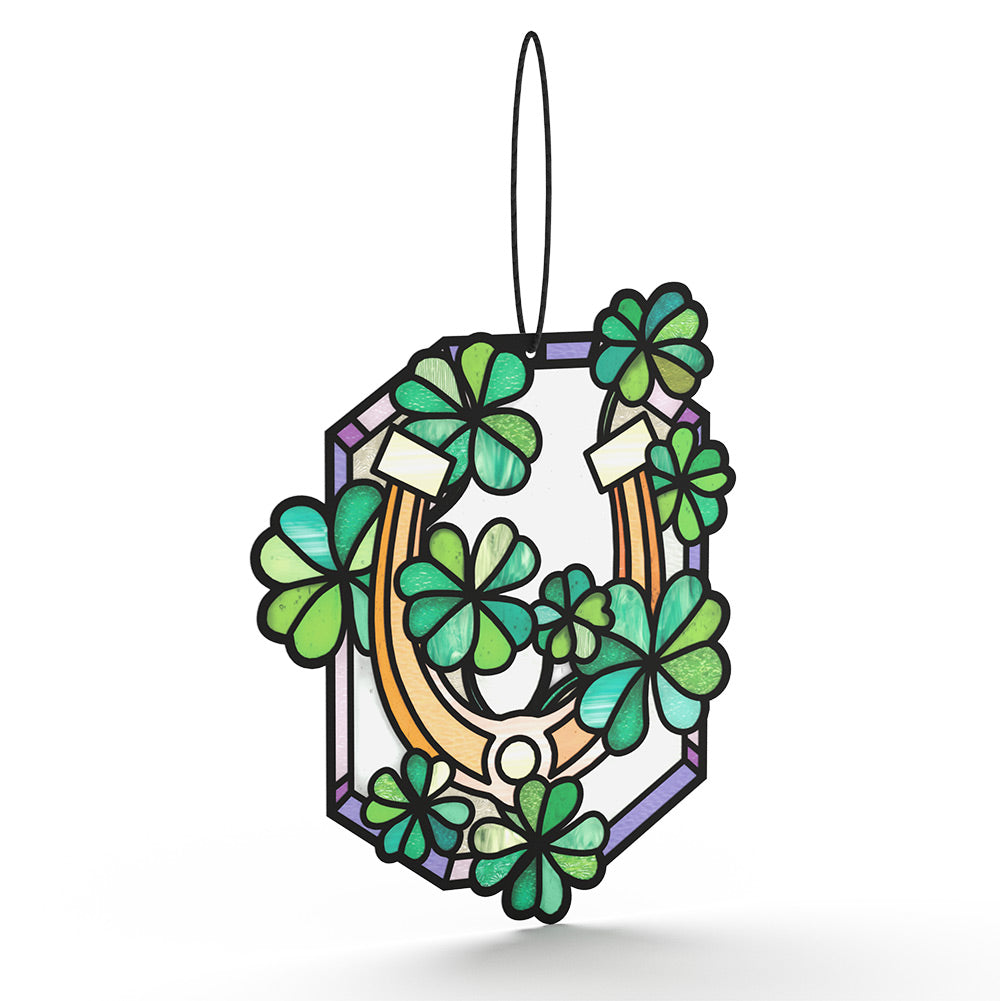 Lucky Shamrock Birthday Suncatcher Card and Sentiment Set