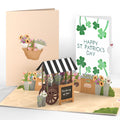 Thinking of You Flower Cart St. Patrick’s Day Pop-Up Card and Sentiment Set