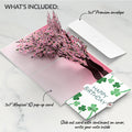 Cherry Blossom Branches in Bloom Birthday Pop-Up Card and Sentiment Set