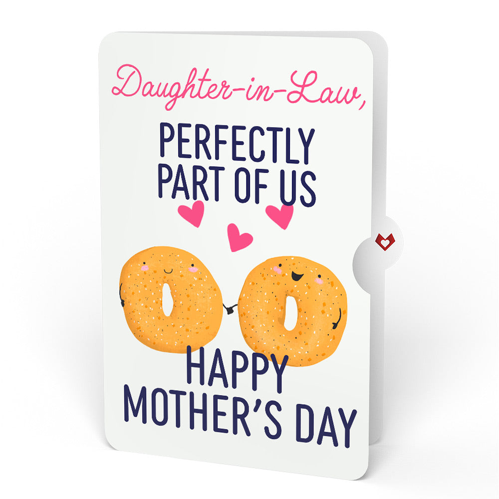 You Are My Everything Bagel Mother’s Day Pop-Up Card and Sentiment Set for Daughter-in-law