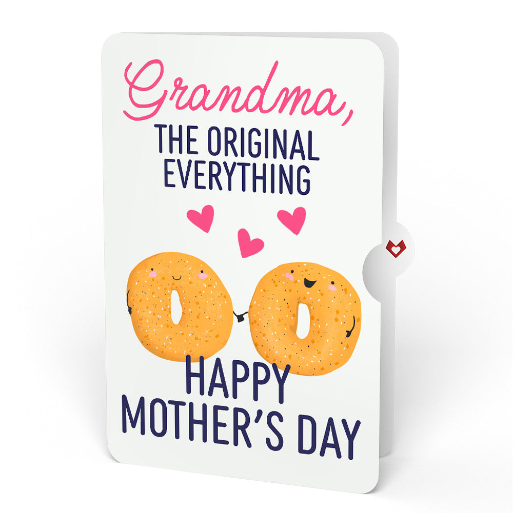 You Are My Everything Bagel Mother’s Day Pop-Up Card and Sentiment Set for Grandmother