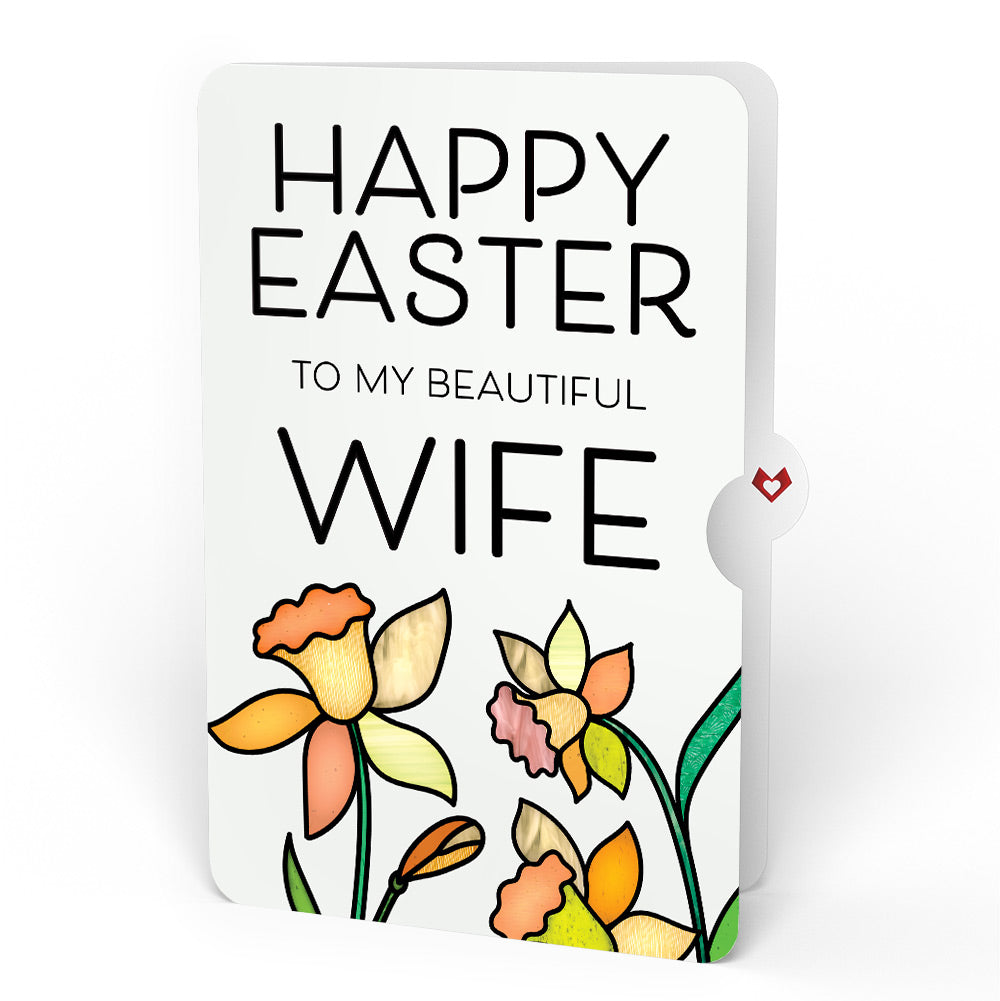 Spring Chick Easter Plushpop Card and Sentiment Set for Wife