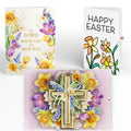 The Lord Bless You Floral Cross Easter Pop-Up Card and Sentiment Set