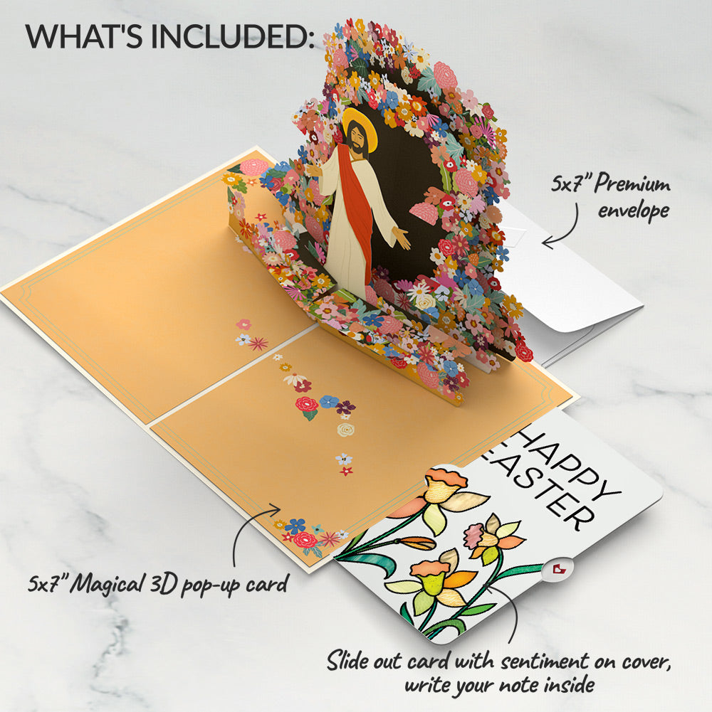 Resurrection of Jesus Easter Pop-Up Card and Sentiment Set