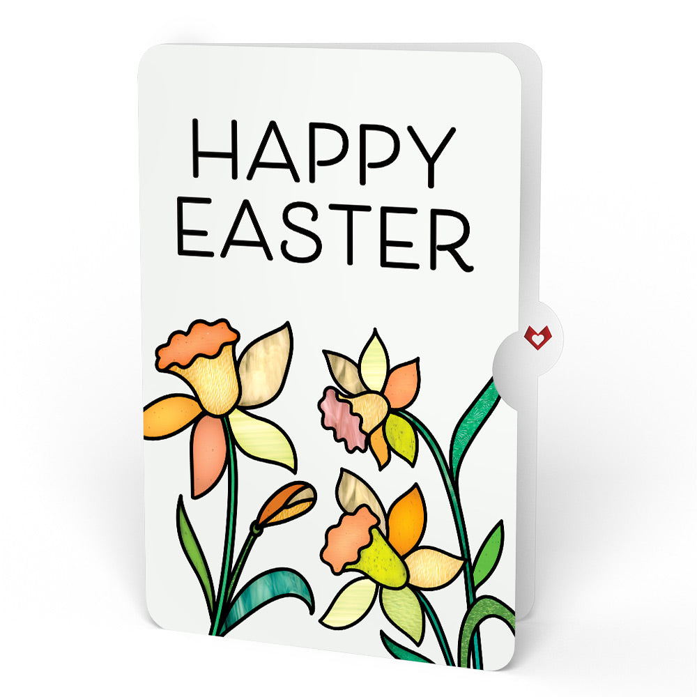 Sun-dappled Cherry Blossom Easter Suncatcher Bouquet and Sentiment Set