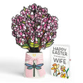 Sun-dappled Cherry Blossom Easter Suncatcher Bouquet and Sentiment Set for Wife