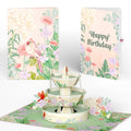Cardinals in the Garden Birthday Pop-Up Card and Sentiment Set