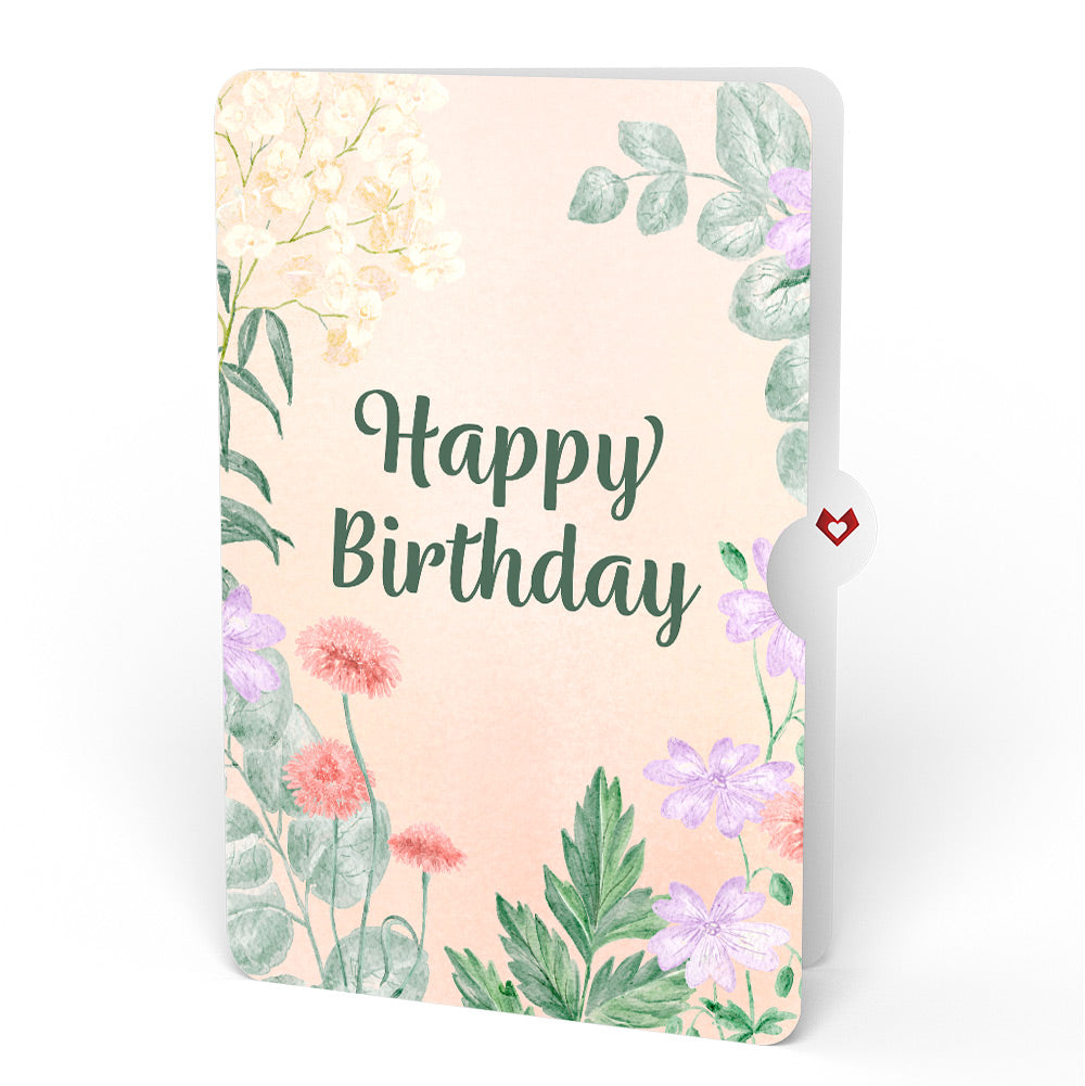 Cardinals in the Garden Birthday Pop-Up Card and Sentiment Set