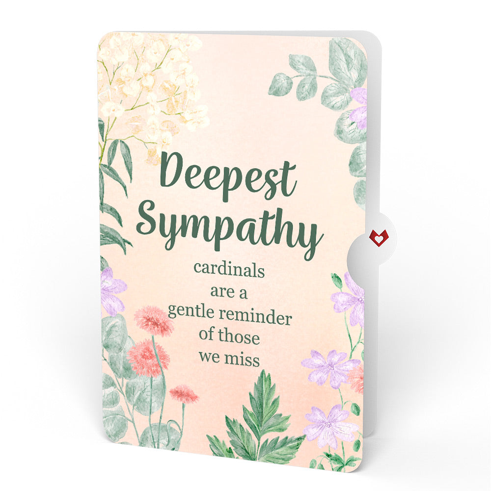 Cardinals in the Garden Sympathy Pop-Up Card and Sentiment Set
