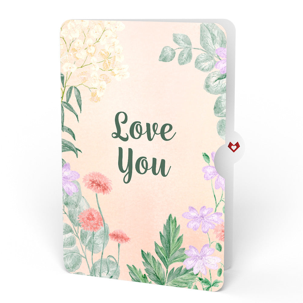 Cardinals in the Garden Love Pop-Up Card and Sentiment Set