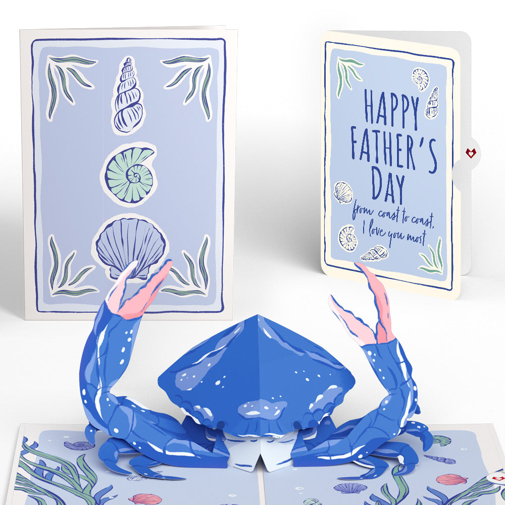 Blue Crab Father’s Day Pop-Up Card and Sentiment Set