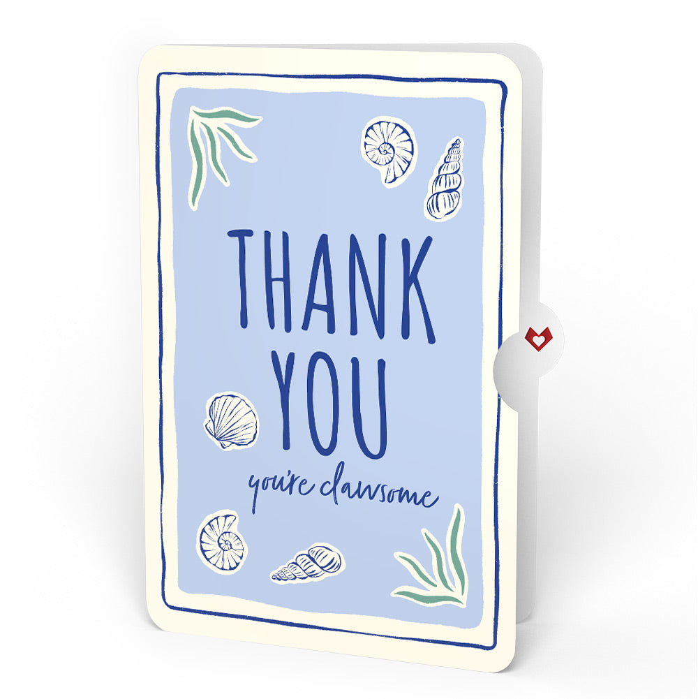 Blue Crab Thank You Pop-Up Card and Sentiment Set