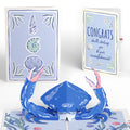 Blue Crab Congratulations Pop-Up Card and Sentiment Set