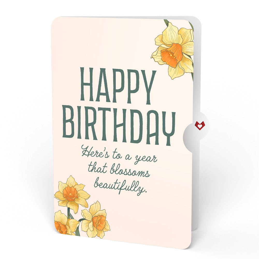 Daffodils in Bloom Birthday Pop-Up Card and Sentiment Set