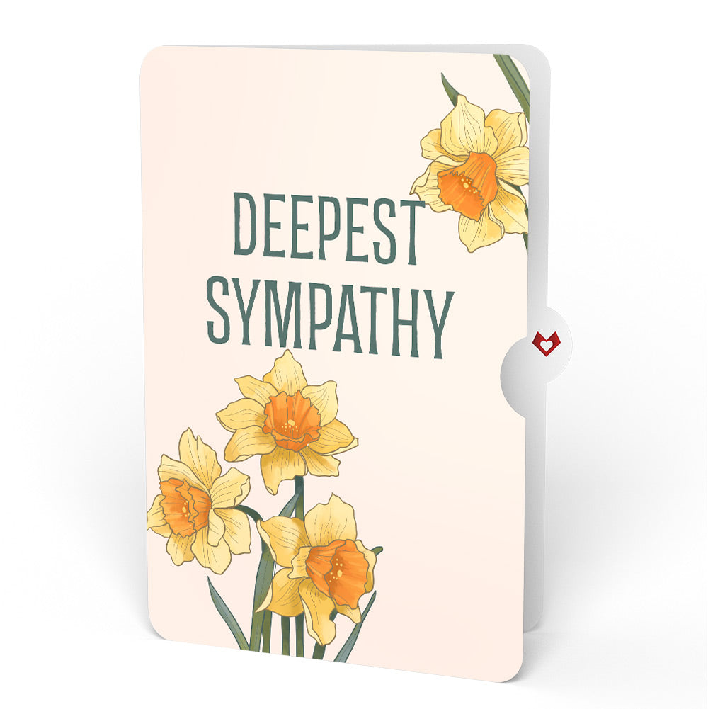 Daffodils in Bloom Sympathy Pop-Up Card and Sentiment Set