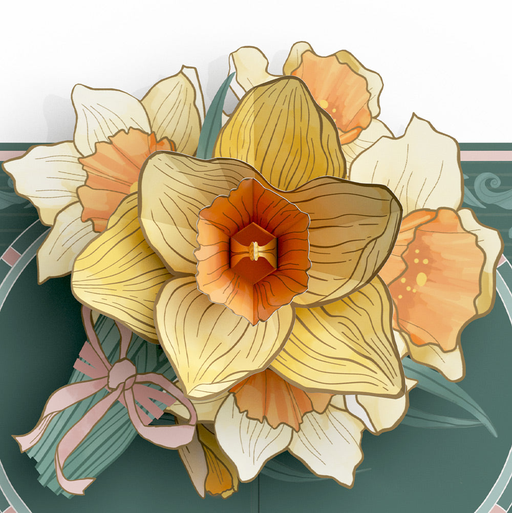Daffodils in Bloom Thinking of You Pop-Up Card and Sentiment Set