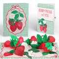 Sweet Strawberry Patch Congratulations Pop-Up Card and Sentiment Set