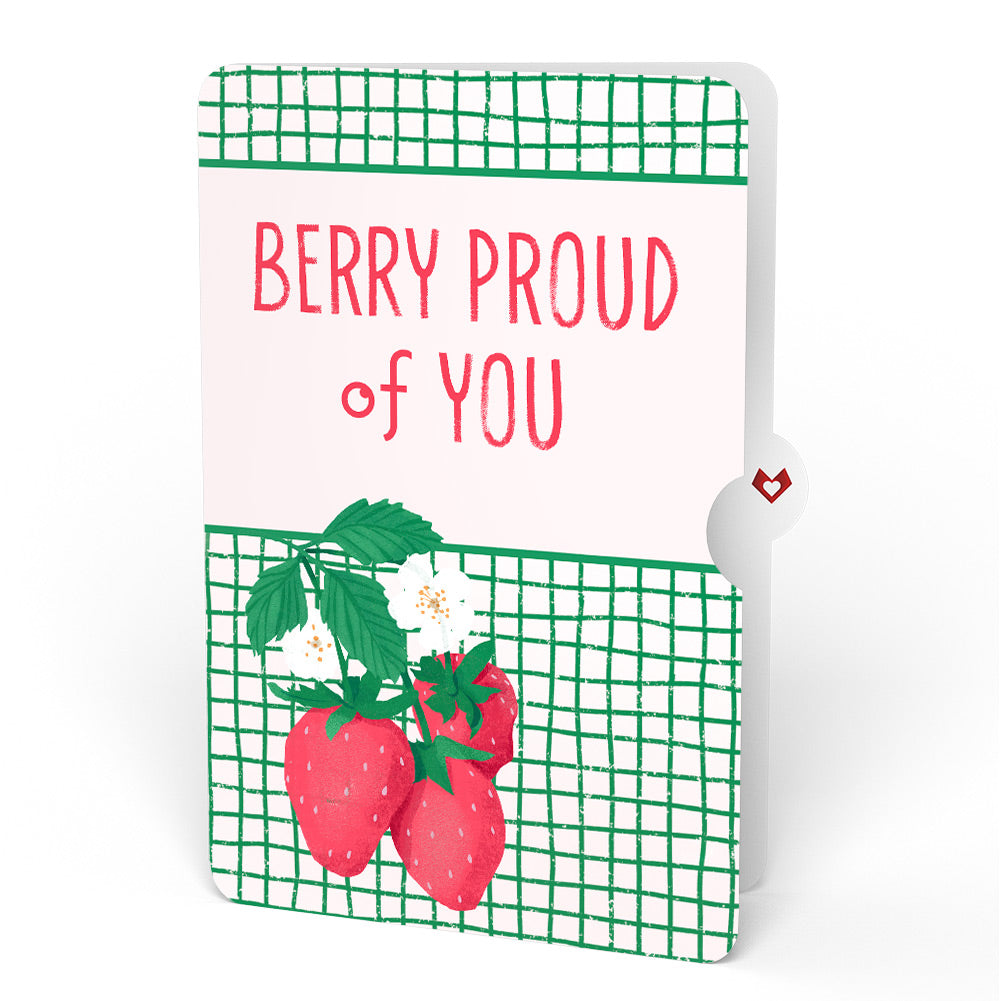 Sweet Strawberry Patch Congratulations Pop-Up Card and Sentiment Set