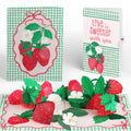 Sweet Strawberry Patch Love Pop-Up Card and Sentiment Set