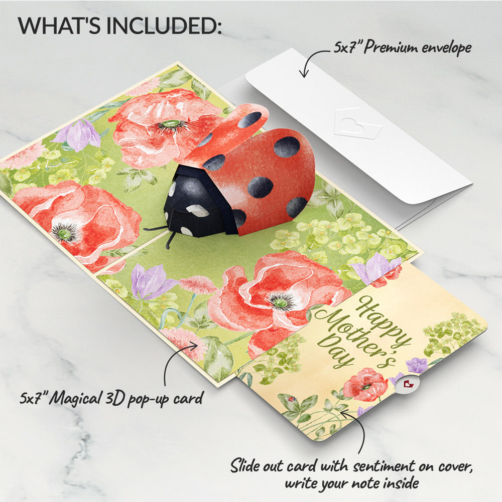 Lovely Ladybug Mother’s Day Pop-Up Card and Sentiment Set