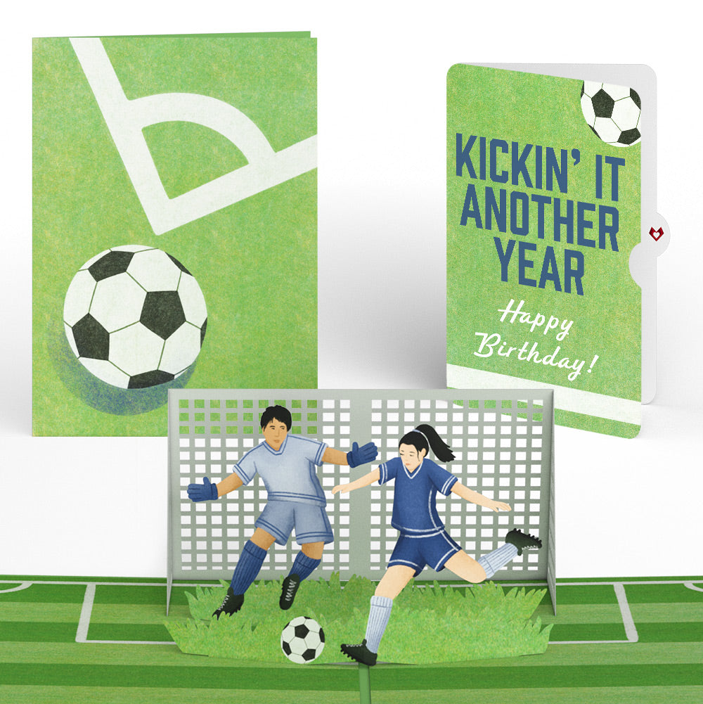On the Field Soccer Birthday Pop-Up Card and Sentiment Set