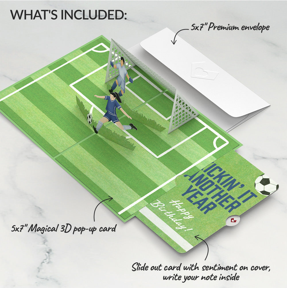 On the Field Soccer Birthday Pop-Up Card and Sentiment Set