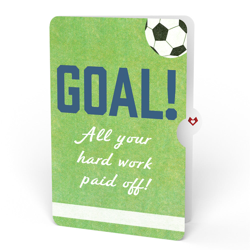 On the Field Soccer Congratulations Pop-Up Card and Sentiment Set