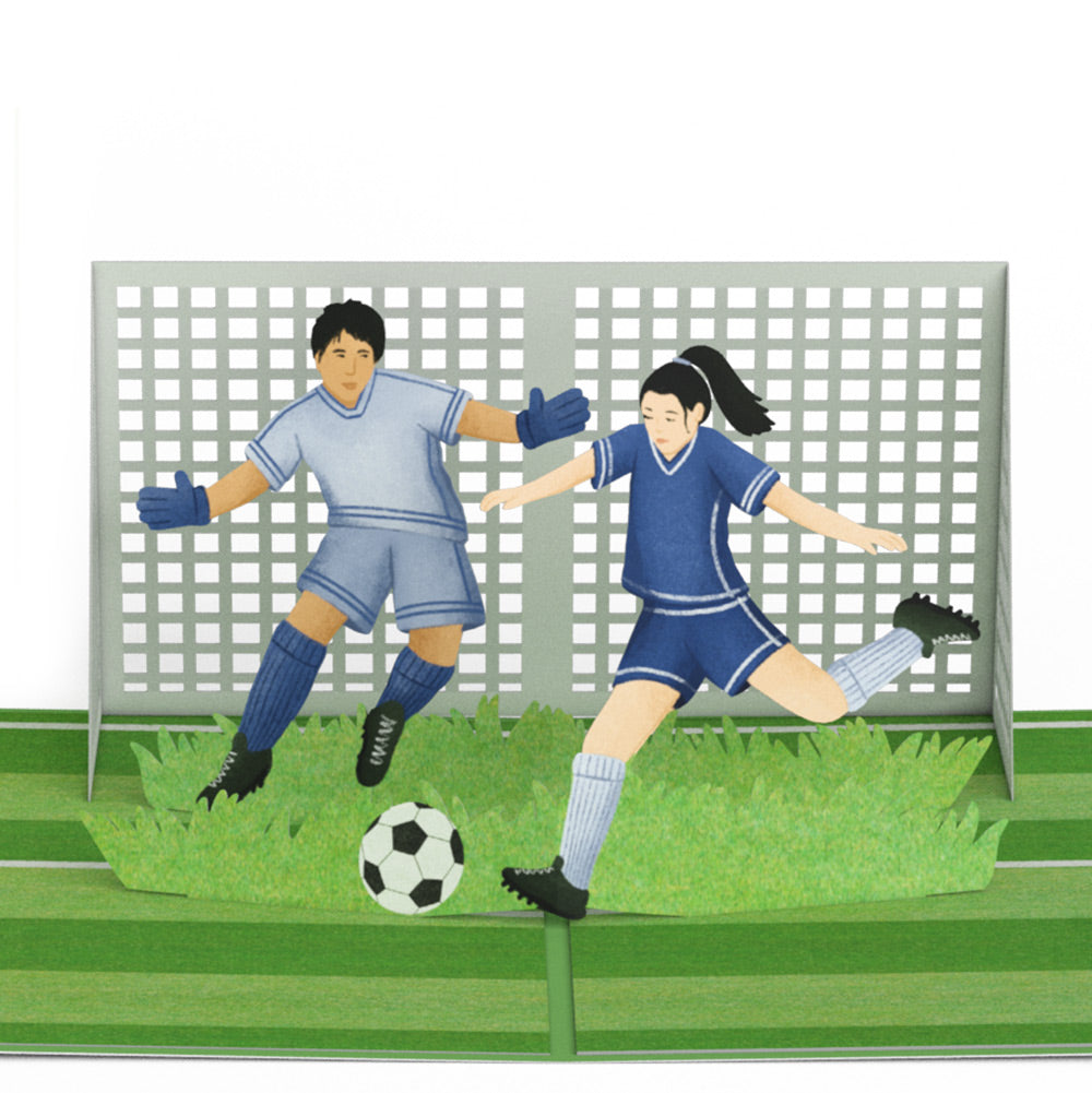 On the Field Soccer Love Pop-Up Card and Sentiment Set