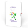 Tulips Birthday Pop-Up Card and Spring Tulips Sentiment Set for Sister